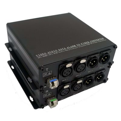 Fiber Üzerinden XLR Dengesi Çift Yönlü Ses