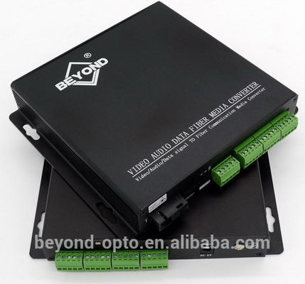 TV Prodüksiyon Canlı Akış Ve Kamera Aksesuarları Fiber Optik Dönüştürücüye 8 BIDI Kontak Kapatma