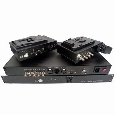 ENG,SNG ve EFP ve Datevideo Remote MCU-100 REVERSE video için 4 kanal Fiber Optik Kamera Sistemi birimi