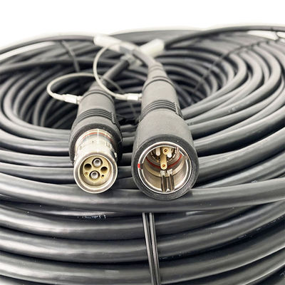 zırhlı Hibrit HD Kamera Kablosu SMPTE311M Konektörü 100 metre