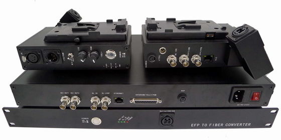 JVC W SDI Uzaktan Kumanda için HD 3G Fiber Kamera Sistemi EFP'den Fiber Dönüştürücüye