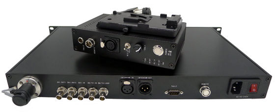 HDTV SDI/Ikegami OCP-100/Genlock/Interco ile Canlı Stüdyo Prodüksiyonu İçin Kamera Adaptörü Baz İstasyonu Fiber Optik Kamera