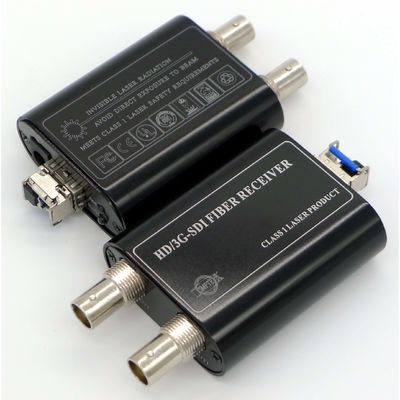 Muhteşem 3G-SDI fiber optik dönüştürücü video SFP Yayını 3G/HD-SDI ses verisi ethernet fiber optik genişletici