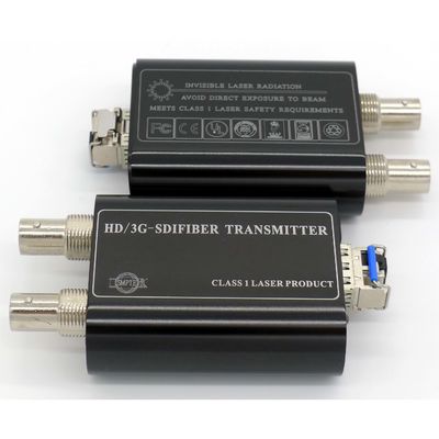 Muhteşem 3G-SDI fiber optik dönüştürücü video SFP Yayını 3G/HD-SDI ses verisi ethernet fiber optik genişletici