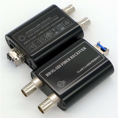 Muhteşem 3G-SDI fiber optik dönüştürücü video SFP Yayını 3G/HD-SDI ses verisi ethernet fiber optik genişletici