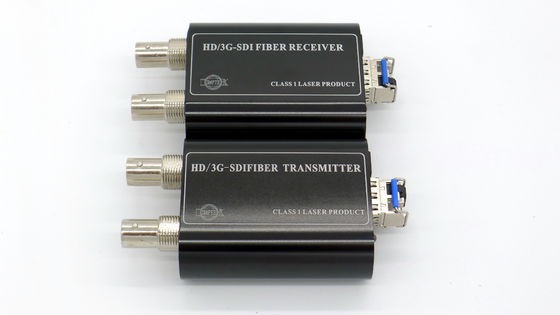Muhteşem 3G-SDI fiber optik dönüştürücü video SFP Yayını 3G/HD-SDI ses verisi ethernet fiber optik genişletici