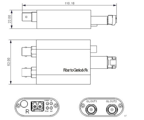 Fiber Üzerinden Genlock Fiber Üzerinden TC/BB