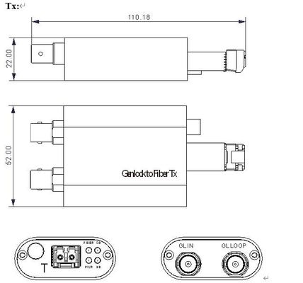 Fiber Üzerinden Genlock Fiber Üzerinden TC/BB