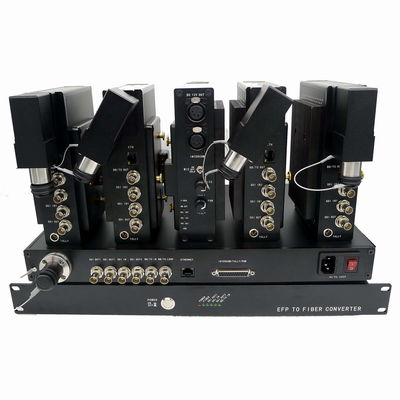 ENG SNG EFP için 4 Kanal Merkezi İletişim Optik Fiber Kamera Sistem Birimi