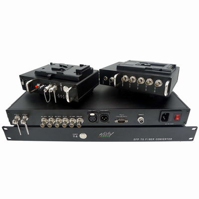 ENG SNG EFP için 4 Kanal Merkezi İletişim Optik Fiber Kamera Sistem Birimi