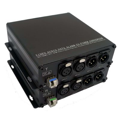 Yayın 2-CH 2 Yollu 3 Pin Xlr - Fiber Dönüştürücü Dönüştürücü/Alıcı/Verici ve Alıcı
