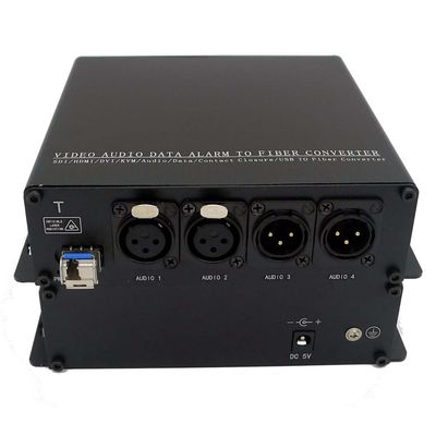 Yayın 2-CH 2 Yollu 3 Pin Xlr - Fiber Dönüştürücü Dönüştürücü/Alıcı/Verici ve Alıcı