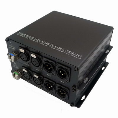 Yayın 2-CH 2 Yollu 3 Pin Xlr - Fiber Dönüştürücü Dönüştürücü/Alıcı/Verici ve Alıcı