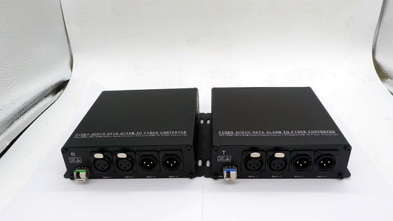 Bi-Di XLR Dengeli Sesten Fibere Dönüştürücü 2 Kanal 3 Pinli XLR