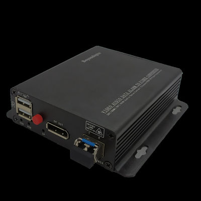 Uzak güç anahtarlı Displayport To Fiber Genişletici