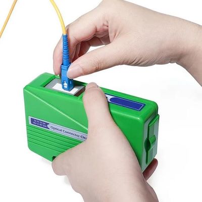 Fiber Kaset Bilimsel Araştırma Ürünleri Konnektör Temizleyici Şeffaf Kutu